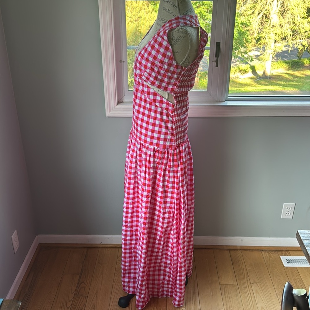 SALE! S/W/F Gingham Maxi Dress Anthropologie $408 - Picture 5 of 14